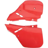 Ufo Honda CR 125 R 90 - Caches latéraux rouges Rouge - Taille unique