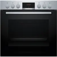 Bosch Cuisinière encastrable HND411LS67, HEB513BS3 + NKN645GA2E, Cuisinière encastrable, Plaque de cuisson électrique