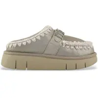 Mou pour femme. MU.FW531001B Sabots en cuir Spécial gris (41), 3 à 5 cm, Aucun, Casuel