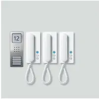 Siedle SET CA 812-3 E/W Edelstahl - Weiß (210008740-00)