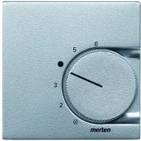 Merten plaque centrale alu 536260