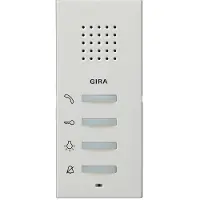 Gira Station d'appartement 125027 AP Système 55 blanc pur mat (125027)