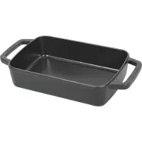Staub Plat à four rectangulaire - 30 x 20cm - noir