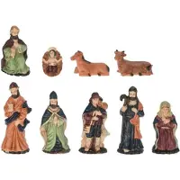 Hipo Dekoracja świąteczna Hipo FIGURKI DO SZOPKI 9SZT 8CM