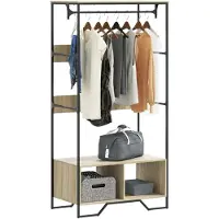 vidaXL Armoire chêne sonoma 90x50x180 cm bois d'ingénierie
