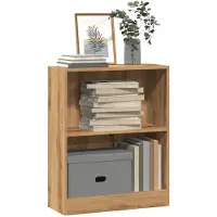 vidaXL Bibliothèque chêne artisanal 60x24x76 cm bois d'ingénierie