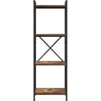 vidaXL Bibliothèque Chêne fumé 40 x 30 x 118 cm Bois d'ingénierie