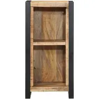 vidaXL Table de nuit avec étagère Marron 40 x 30 x 80 cm Bois massif Mango