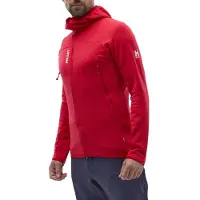 Millet Fusion Grid Hoodie Rouge S Homme