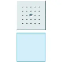 Gira Station de porte simple blanc pur 126066 TX44 (WG UP)