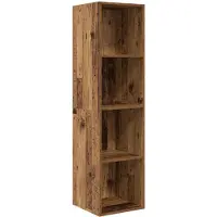 vidaXL Ensemble de meubles TV , 37 x 37 x 142,5 cm, en bois massif et panneaux de particules