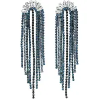 Avant Garde Boucles d'oreilles 'Jelenaia' bleu