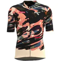 Santini La Vuelta Cuitu Negru Short Sleeve Jersey Multicolore 3XL Homme