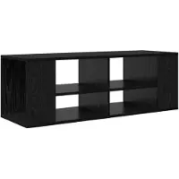 vidaXL Ensemble de meubles TV , 102 x 35 x 35 cm, noir, imitation chêne