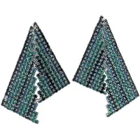 Avant Garde Boucles d'oreilles 'Rominara' bleu