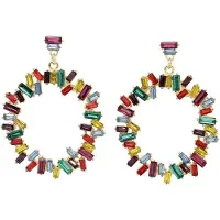 Avant Garde Boucles d'oreilles 'Violetasa' mélange de couleurs