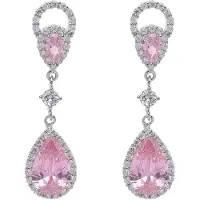 Avant Garde Boucles d'oreilles 'Agatana' rose clair