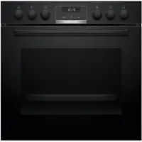 Bosch Cuisinière encastrable HND616LS68, HEB517BB4 + NVS645CB6E, Cuisinière encastrable, table de cuisson à induction