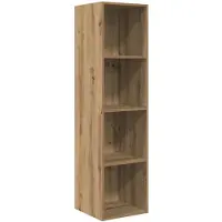 vidaXL Ensemble meuble TV en chêne Artisan, 37 x 37 x 142,5 cm, aggloméré