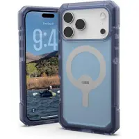 Urban Armor Gear Trooper MagSafe (Apple iPhone 17 Pro Max), Coque pour téléphone portable, Transparent, Bleu