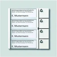 Siedle Vario Bus-Tasten-Modul BTM 650-04 W (035740)