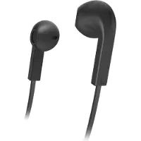 Hama Casque "Advance", Earbuds, microphone, câble plat, noir