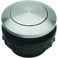 Grothe Bouton-poussoir de sonnette simple 62002 Aluminium 24 V/1,5 A (62002)