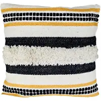 Soleil D Ocre Coussins PATNA - Jaune - 45x45 cm