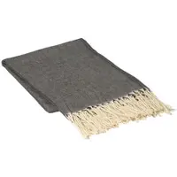 Broste Copenhagen Plaids, jetés AASE - Gris - 140x180 cm