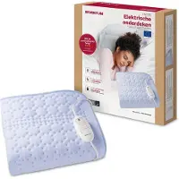 Inventum HN136I - Sous-couverture électrique - Zone des pieds plus chaude - 1 personne - 150x80 cm - Polaire - Bleu clair