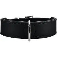 Hunter 46964 Basic 65 Collier En Nickel Pour Chien Noir 51-58 5 Cm