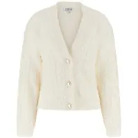 GUESS Gilet KINAKO FUZZY femmes - Blanc - EU M