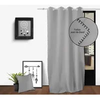 Soleil D Ocre Rideaux, stores SPIRIT - Gris - 135x250 cm