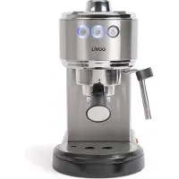 Livoo Machine à expresso 15 bars gris - - DOD186 -