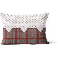 Soleil D Ocre Coussins LOVE - Rouge - 32x50 cm