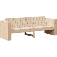 vidaXL Canapé de jardin Naturel 185,5 x 60 x 62 cm en pin massif