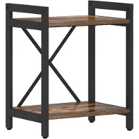 vidaXL Bibliothèque Chêne fumé 40 x 30 x 48.5 cm Bois d'ingénierie