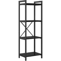 vidaXL Bibliothèque Chêne noir 40 x 30 x 118 cm Bois d'ingénierie