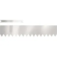 vidaXL Bordure de jardin, 30 pièces, 100 x 0,05 x 20 cm, acier inoxydable, argenté
