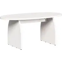 vidaXL Table basse blanche 80 X 40 X 35 cm en bois de pin massif Lumarko !