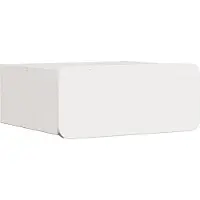 vidaXL Table de chevet Blanc 39 x 34 x 16,5 cm Bois massif en pin
