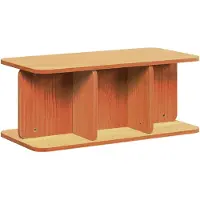 vidaXL Table basse brun cire 80 x 39,5 x 33,5 cm Pin massif