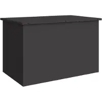 vidaXL Coffre de rangement pour jardin, en acier galvanisé, 80 x 50,5 x 50 cm, capacité de 175 litres