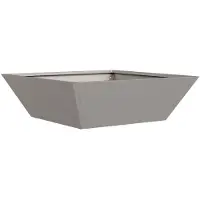 vidaXL Cache-pot de jardin 5 pcs Rouillé 50 x 50 x 15 cm