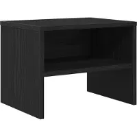 vidaXL Cabinet de chevet Chêne noir 40 x 40 x 30 cm Bois d'ingénierie