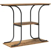 vidaXL Table console Bois ancien 101 x 35 x 80.5 cm Bois d'ingénierie
