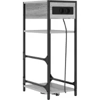 vidaXL Cabinet de chevet Sonoma gris 40 x 27 x 76 cm Bois d'ingénierie