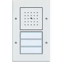 Gira Station de porte AP triple blanc pur 126766 (Filaire)