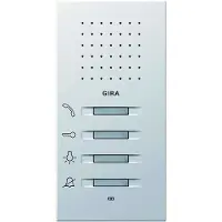 Gira Station d'appartement 1250112 AP surface blanc pur (1250112)