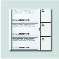 Siedle Vario Bus-Tasten-Modul BTM 650-03 W (035736)